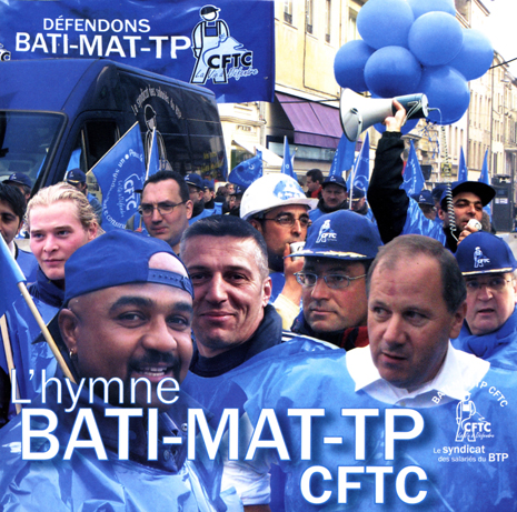 Lien vers les diffrentes versions et qualits d'enregistrement de l'hymne BATI-MAT-TP-CFTC