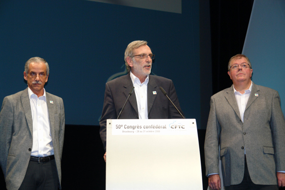 Le jour de clture du congrs, et la proclamation des rsultats, le 31 octobre 2008.